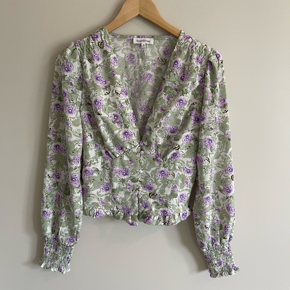 Floral Cropped Blouse
